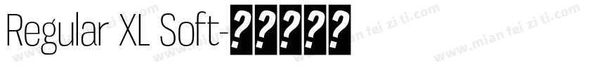 Regular XL Soft字体转换
